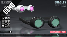 *DEMO* GOGGLES XTREME (BLACK/WHITE + PBR) [Neurolab Inc.]