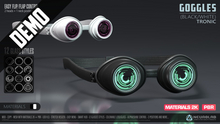 *DEMO* GOGGLES TRONIC (BLACK/WHITE + PBR) [Neurolab Inc.]