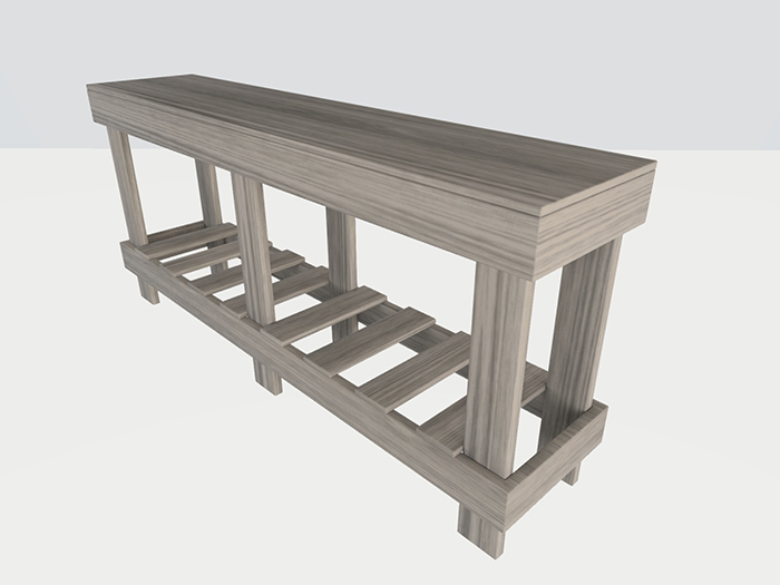 Imagine That ~ Farmhouse Console Table ~ Recolor & Resize