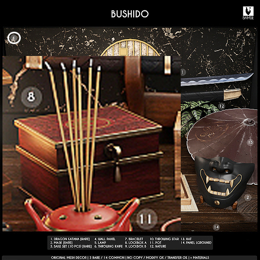 8. BAMSE : Bushido - Lockbox A