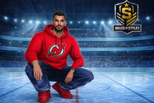 New Jersey Devils Men's Hoodie (Red)