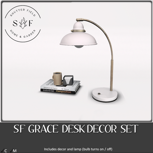 SF GRACE DESK DECOR SET - BOXED