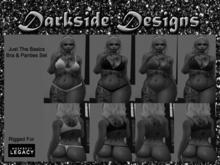 Just The Basic Bra & Panties Set for Legacy Mesh Body *DEMO*