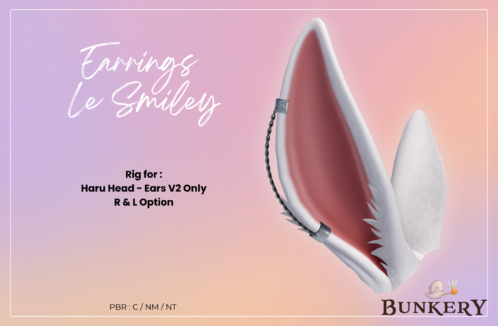 *Bunkery* - Earring Le Smiley