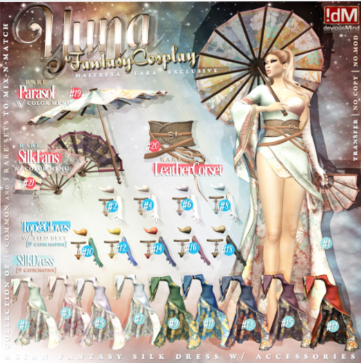 19 !dM Yuna **PARASOL** (BOX) RARE
