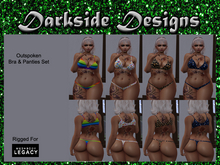 Outspoken Bra & Panties Set for Legacy Mesh Body