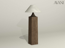 Avani Eyck Collection Wood Beam Standing Lamp, All