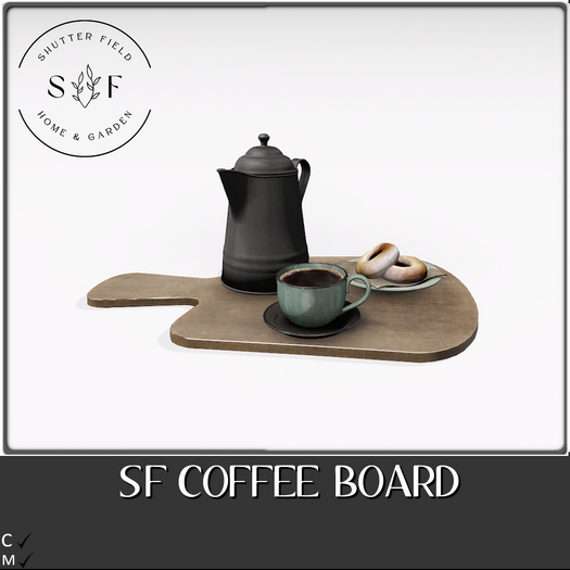 SF COFFEE BOARD - BOXED