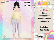"." Kiddo "." Auto Unpacker - Yun Classic - Pastel Yellow