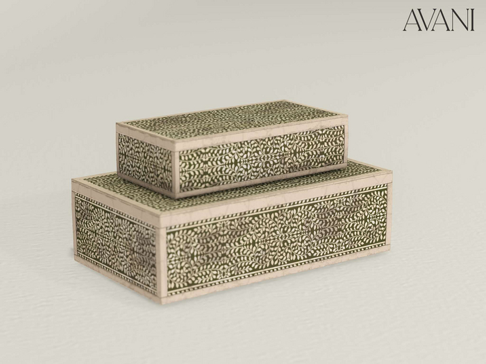 Avani Eyck Collection Stacked Mosaic Box Set, All