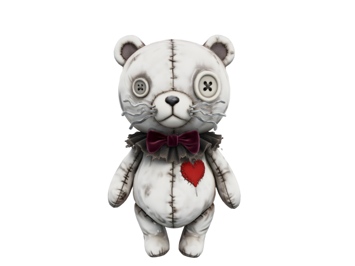 HB: Stitched Valentine Bear FuLL PERM