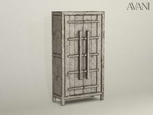 Avani Eyck Collection Indonesian Grid Cabinet, All