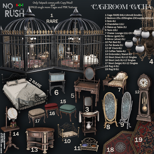 18 Rug A - Cageroom Gacha - [NORUSH]