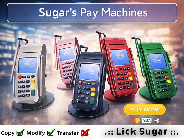 .::[ Lick Sugar ]::. Sugar's Pay Machines