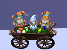 Gnome Easter Cart Tip Jar