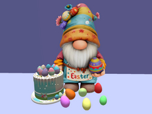 Easter Gnome w/eggs Tip Jar
