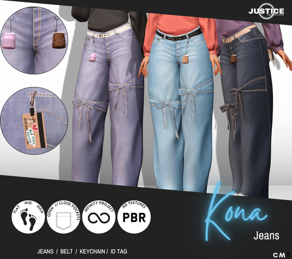 [JUSTICE] KONA JEANS - REBORN