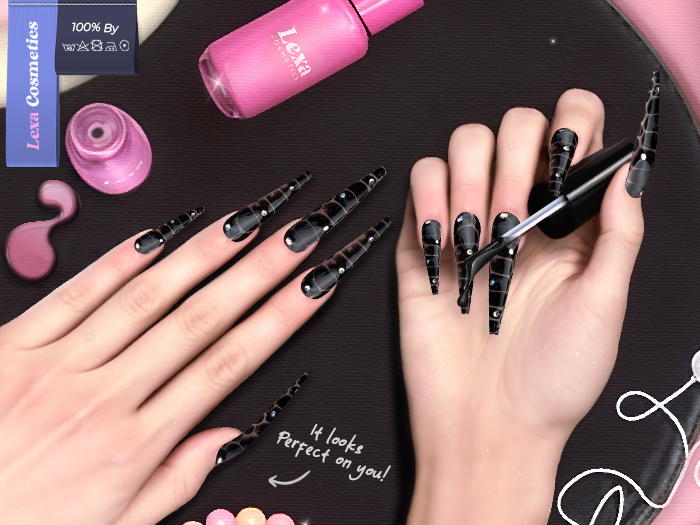 Lexa - Curio Coffin Nails