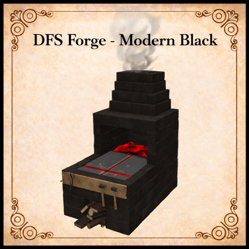 DFS Forge - Modern Black - ACTUAL ITEM
