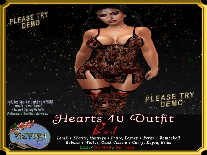 HEARTS 4 U RED  