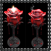 Rose Red Melting Candle