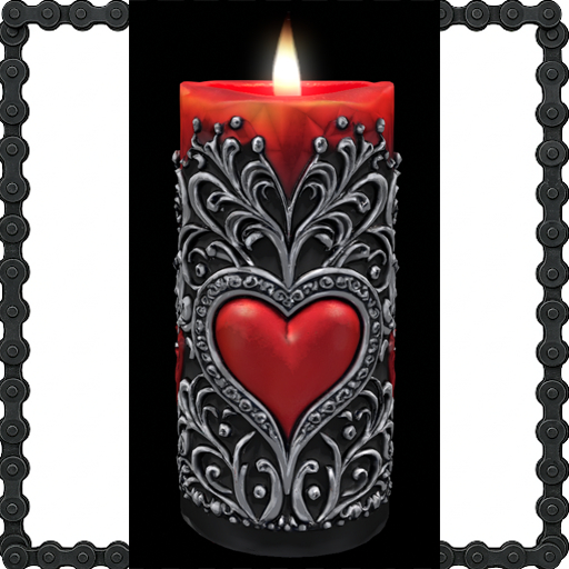 Heart Eternal Flame Candle