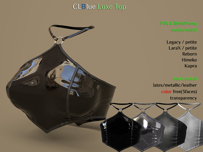 [demo]CLBlue-Luxe Top