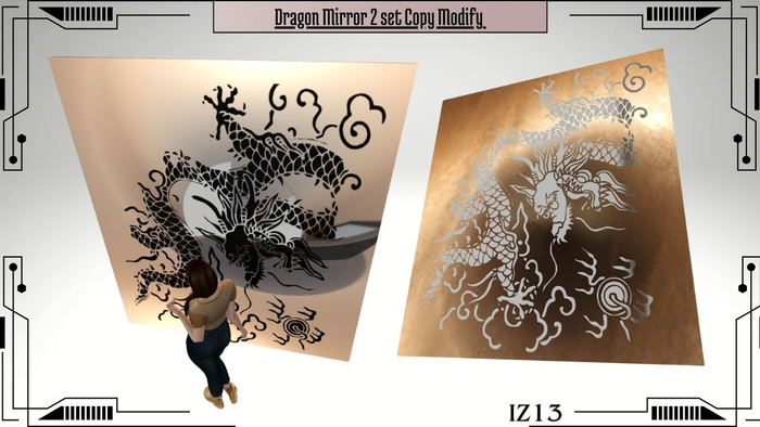 Dragon Mirror 2 set Copy Modify