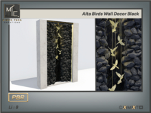 Alta Birds Wall Decor Black