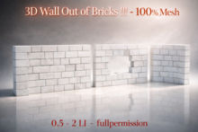 another brick in the wall  -  100 % mesh - builder edition