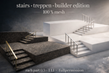 stairs - treppen - mesh - builder edition