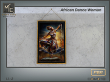 African dance Woman Painting