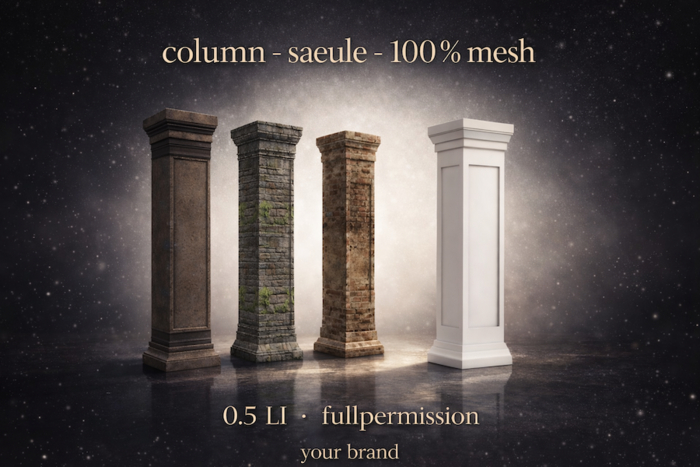 column - saeule - 100 % MESH - fullperm