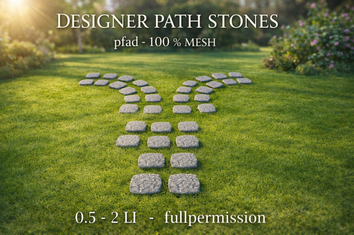 path stones - pfad  - mesh