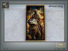African King Painting