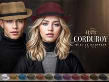 [HW] CORDUROY FEDORA HATS