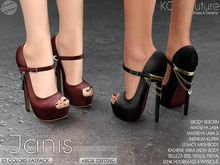-KC- JANIS HEELS / 35 COLORS FATPACK
