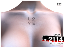 (Chest Tattoo) No.2114 Light
