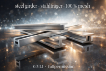 steel girder - stahltraeger -  mesh - builder edition