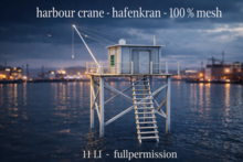 harbour crane - hafenkran - mesh - builder edition