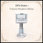 DFS Oven - Future Modern White - ACTUAL ITEM