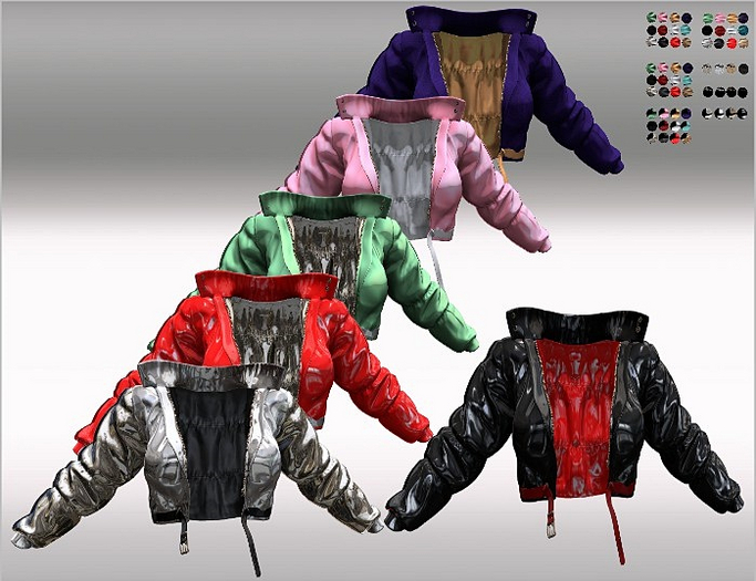 Leather Jacket with Zipper 60x Color HUD,full Pack