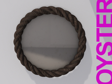 OYSTER // Rope wall mirror - PBR