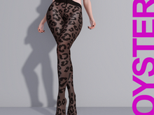 OYSTER // Leopard sheer tights - BOM