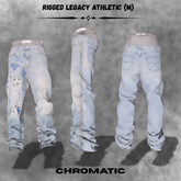 leapord Print Denim pants with boxers