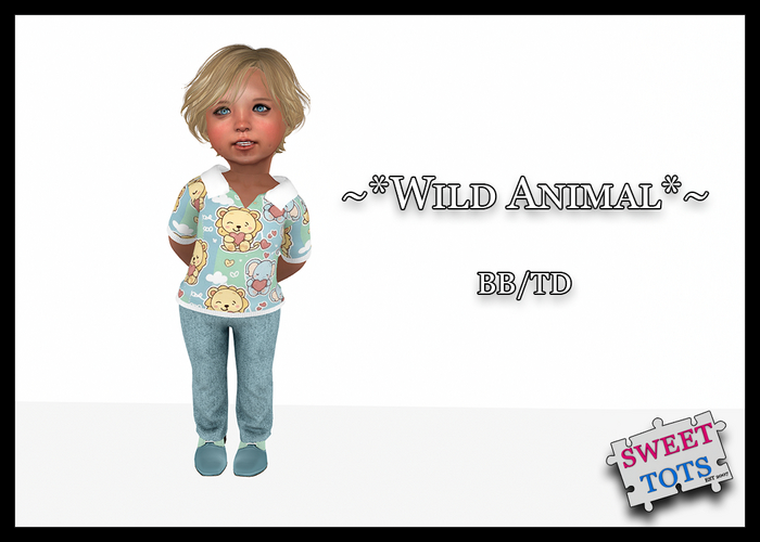 ~*Sweet Tots*~  TD/BB~ VB~  Wild Animal