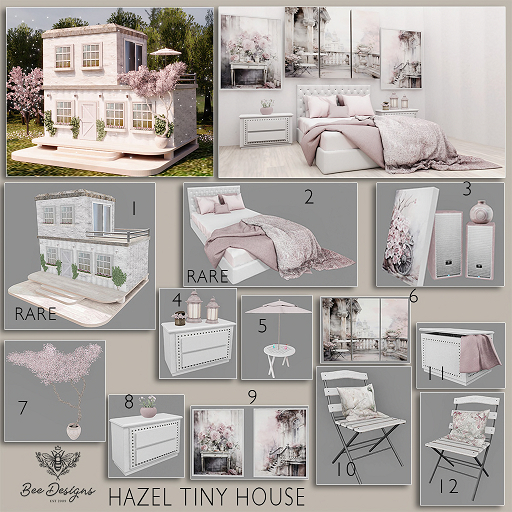02 Bee Designs Hazel Tiny House RARE