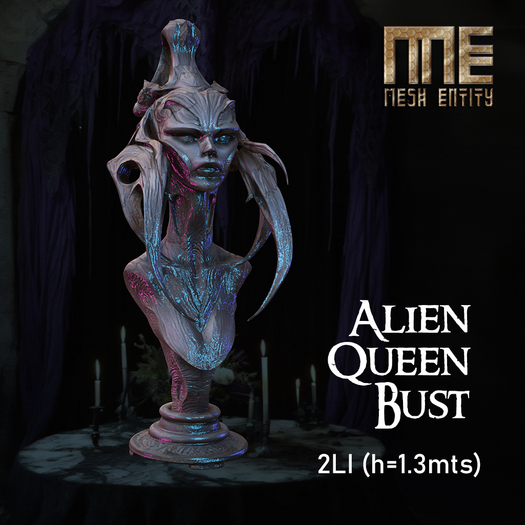 Mesh Entity: Alien Queen Bust