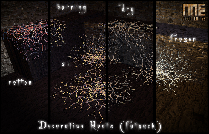Mesh Entity: Decorative Roots Fatpack