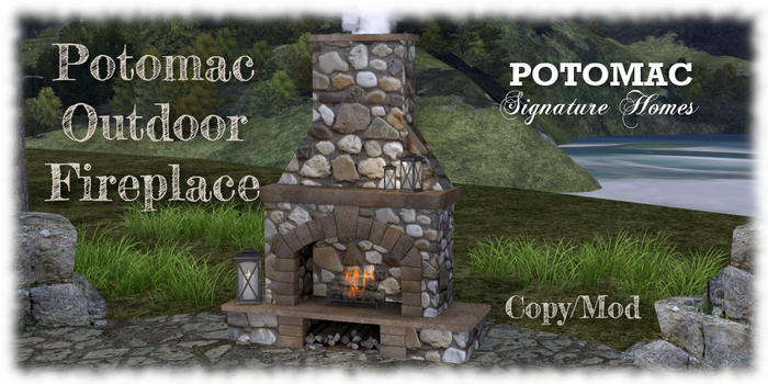 Potomac - Outdoor Fireplace